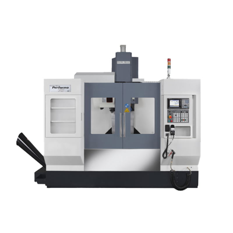 An image featuring the V5XP Vertical Machining Center by Akira Seiki. This powerful machining center is designed for precision and versatility, with advanced features tailored for various machining applications.